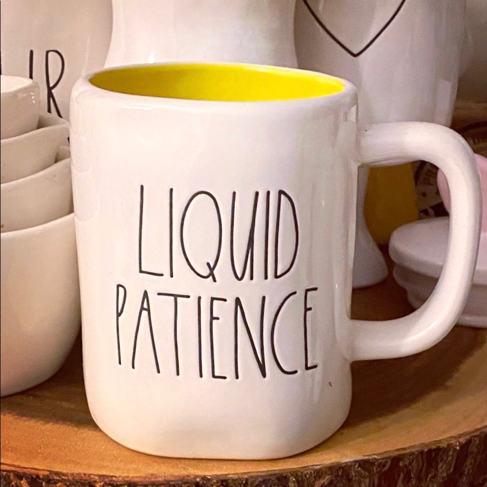 New Rae Dunn LIQUID PATIENCE 🌞 Mug
